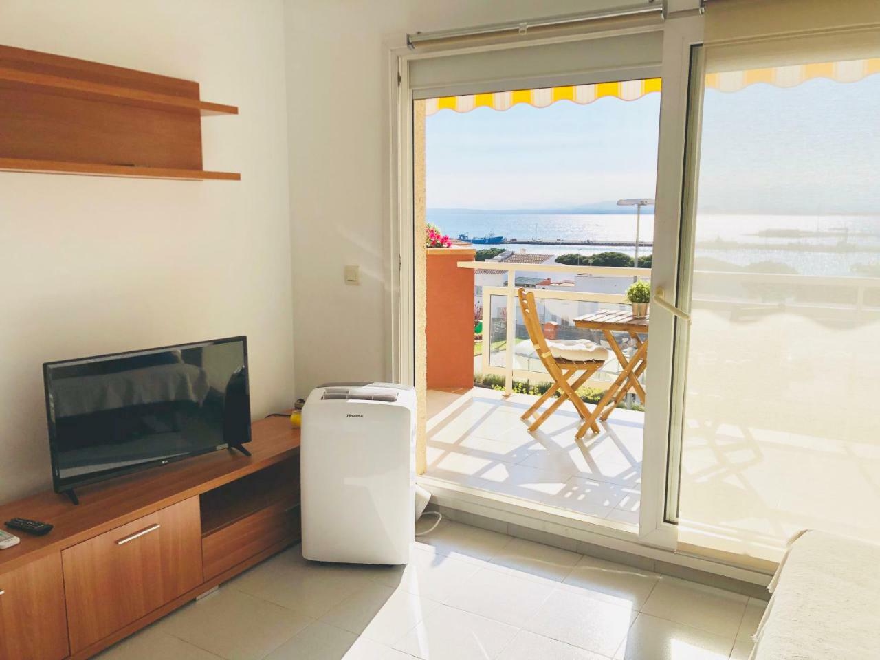 Roc Mar 3 3D - Apartamento Cerca Del Centro Y De La Playa - Terraza Con Vistas Al Mar Y Al Puerto Roses Esterno foto
